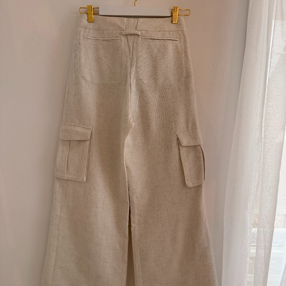 Torn by Ronny Kobo Linen Cargo Pant